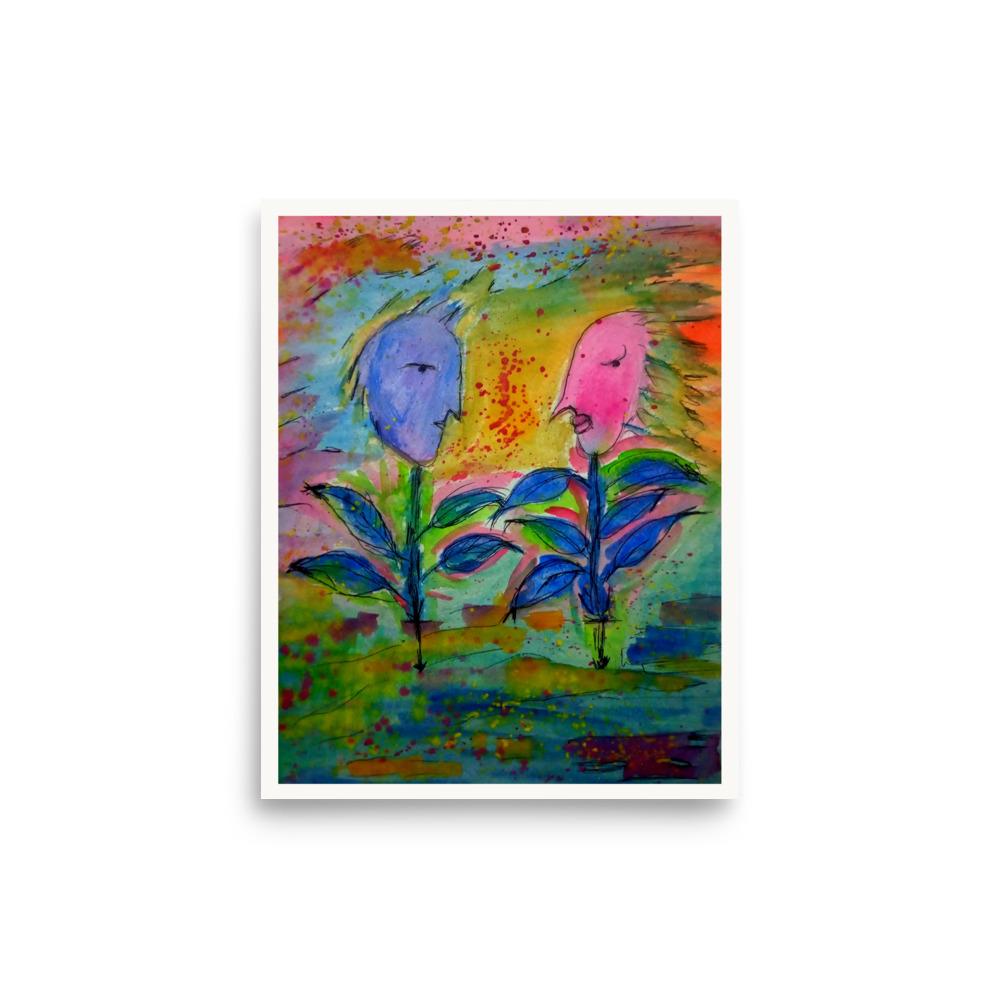 Abstract Flowers Faces - Image 8
